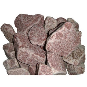 Камни Малиновый кварцит “Сердце Карелии” 20кг шлифованный